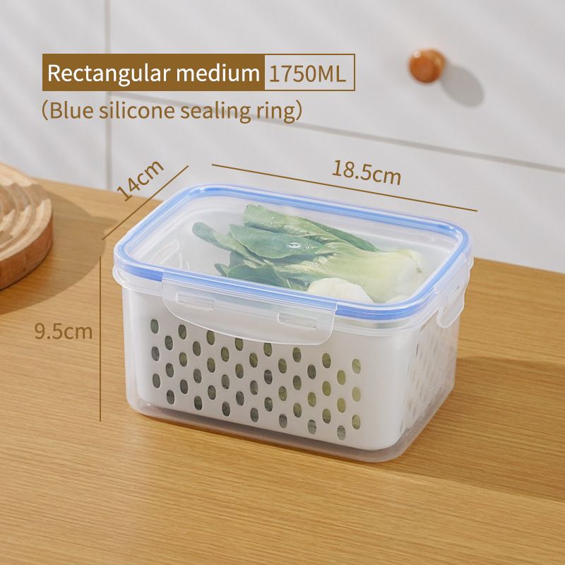 Kitchen and Refrigerator Organizer Box Set for Fresh Food Storage