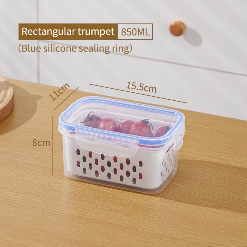 Kitchen and Refrigerator Organizer Box Set for Fresh Food Storage