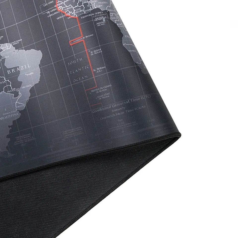 Premium World Map Waterproof Anti-Slip Gaming Keyboard Mouse Mat