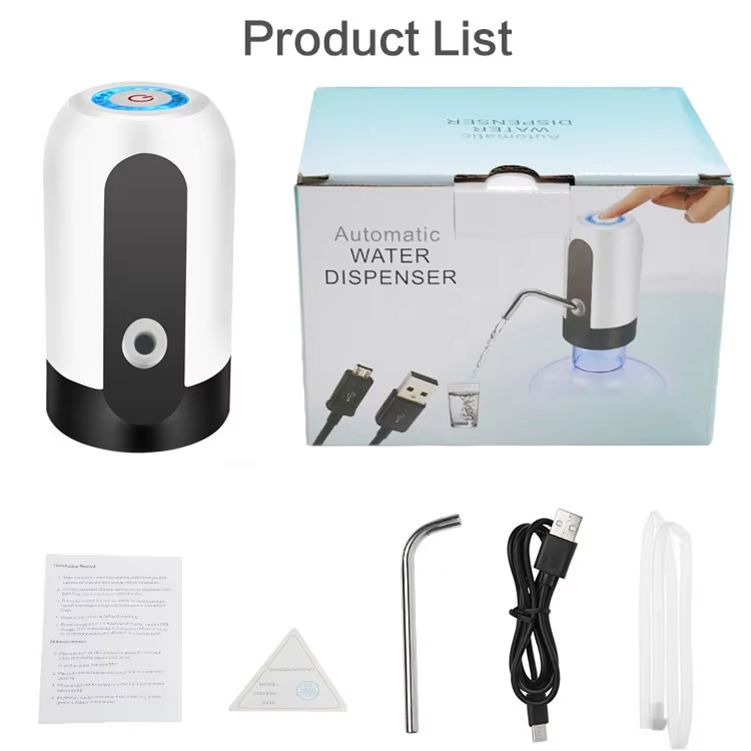 Smart Wireless Water Pump with Rechargeable Battery for 20L Bottles