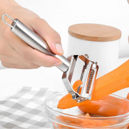 SharpEdge Stainless Steel Grater & Peeler Set for Home Use