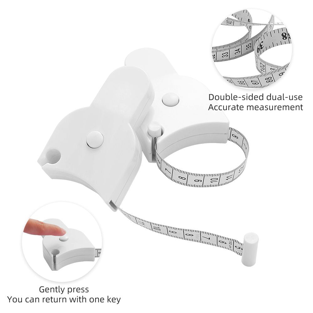 Body Fat and Weight Loss Measuring Tape with Lock Mechanism