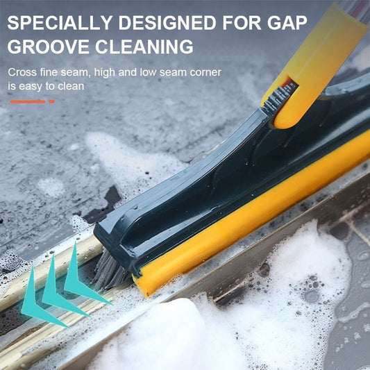 2-in-1 Smart Broom with Removable Wiper and Mop Head