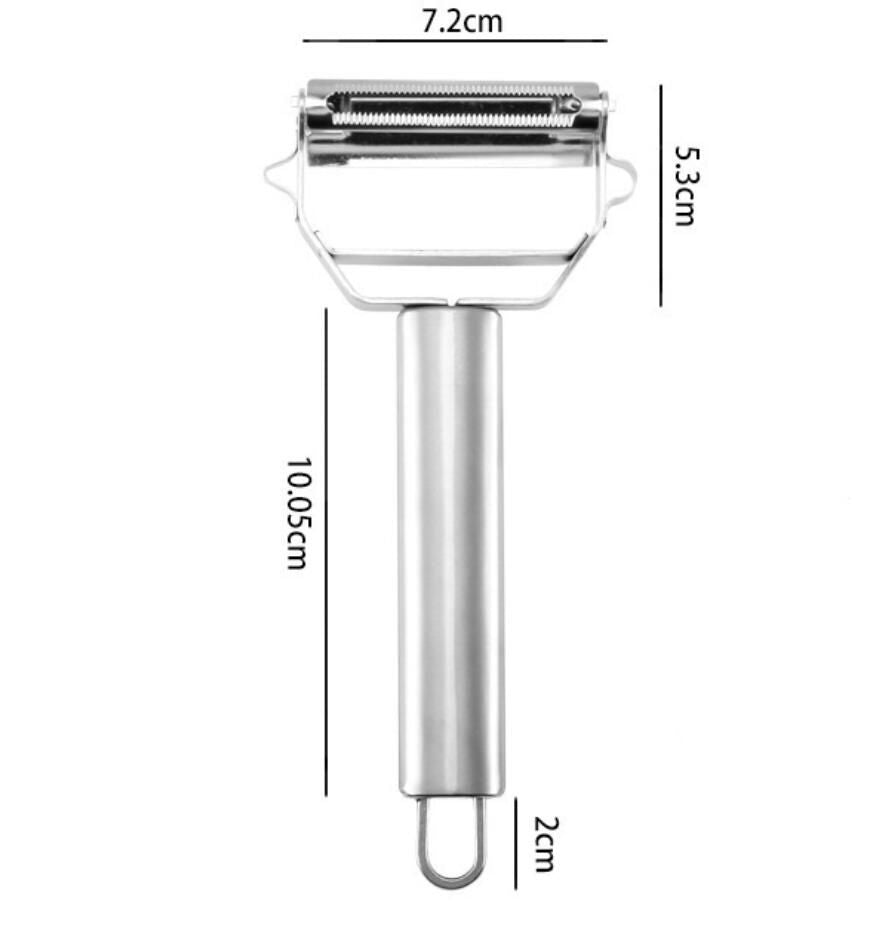 SharpEdge Stainless Steel Grater & Peeler Set for Home Use