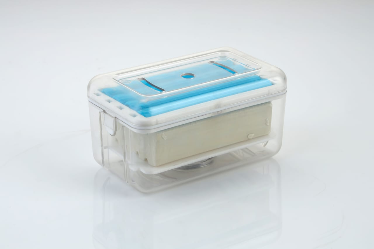 “2-in-1 Roll Soap Saver – Foams, Drains, Travels”