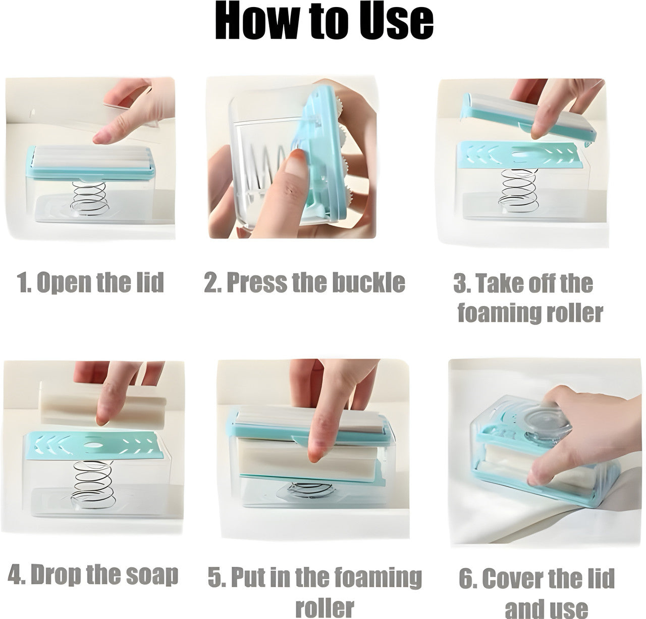 “2-in-1 Roll Soap Saver – Foams, Drains, Travels”